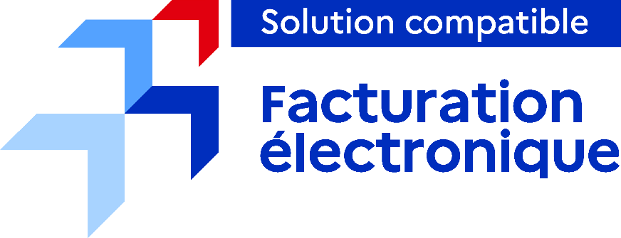Label officiel « Solution compatible — Facturation électronique » délivré par la Direction générale des Finances publiques